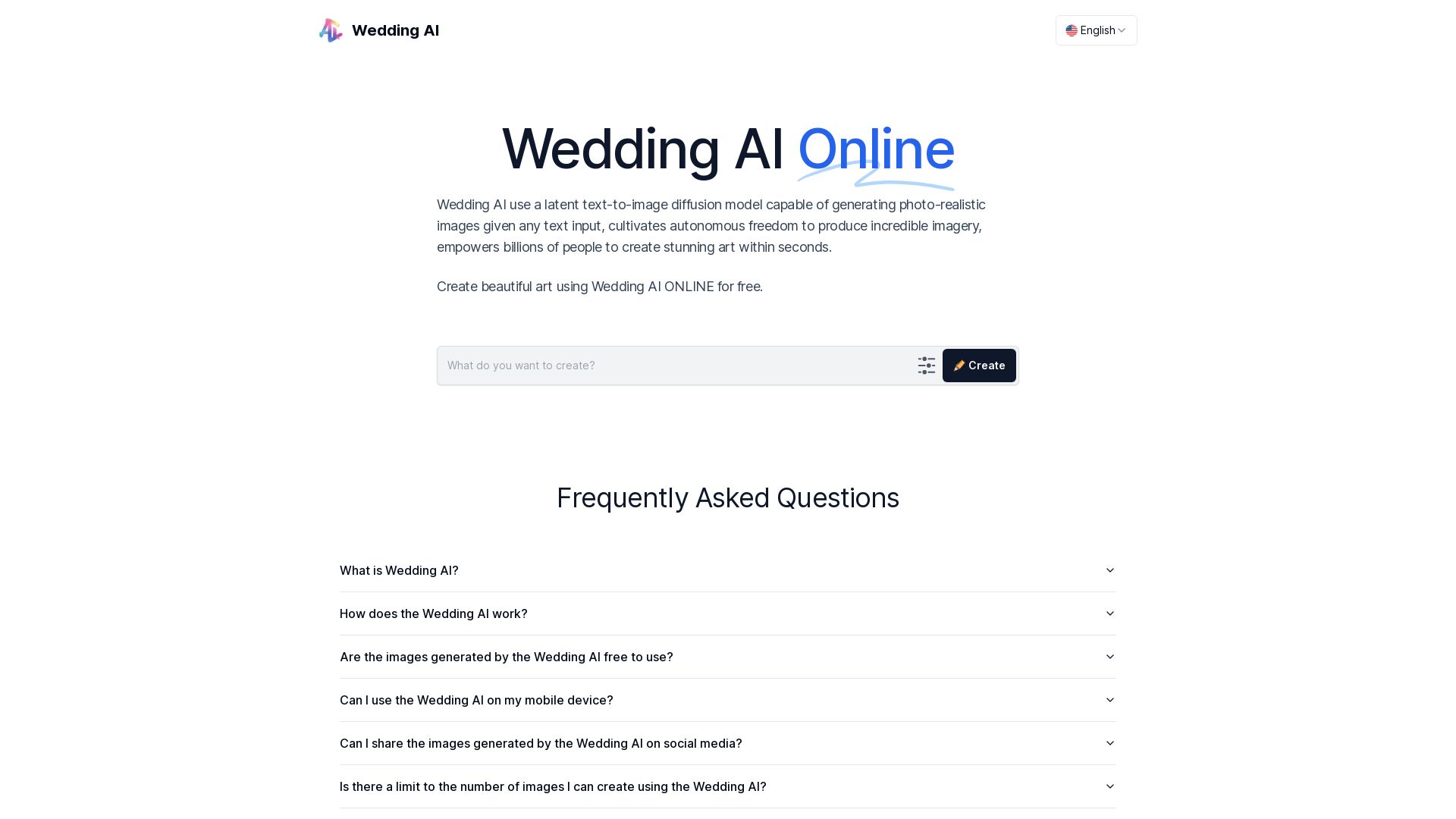 Wedding AI Online - AI-powered Wedding Generator (Free)