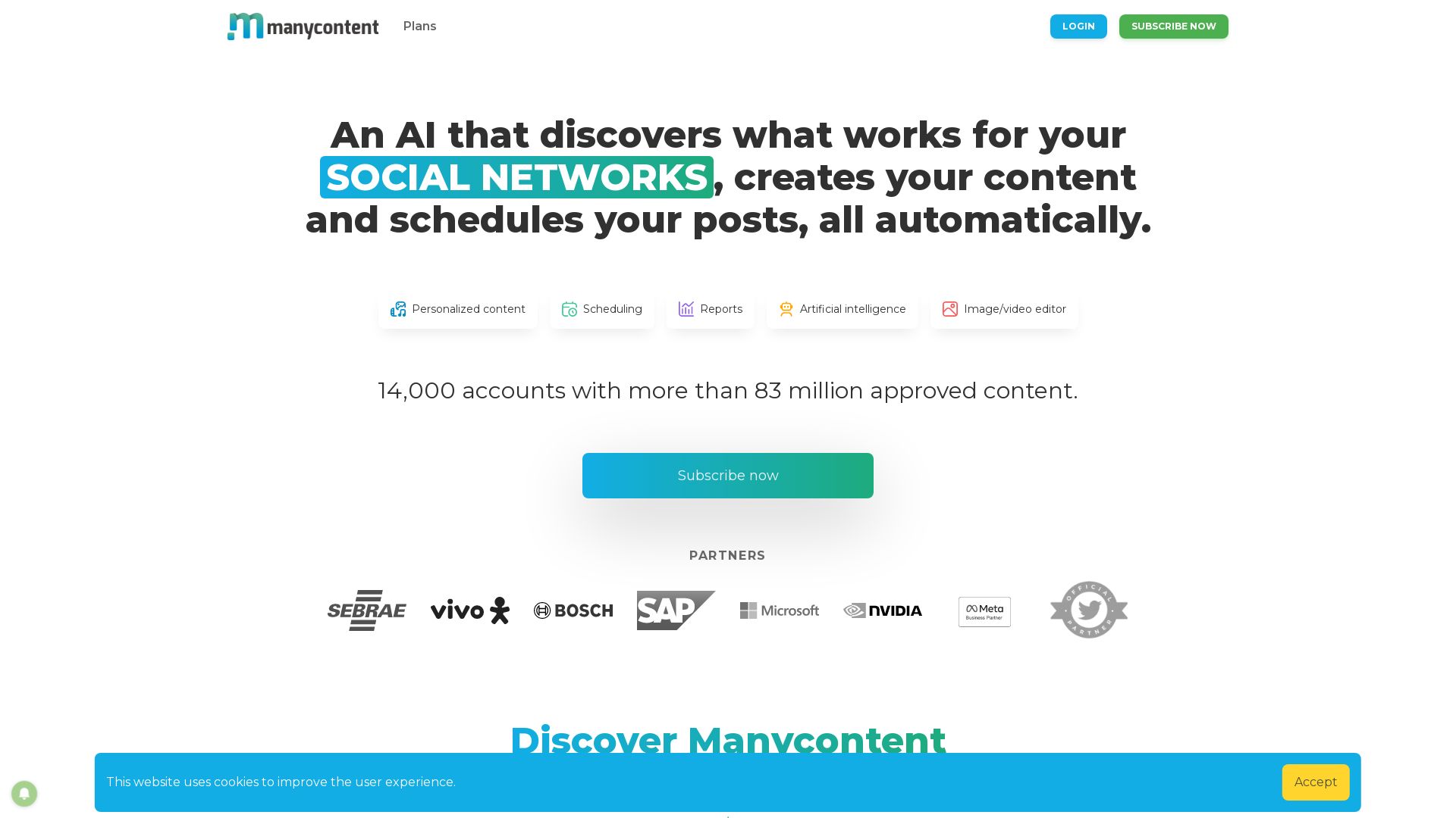 Manycontent: AI Content Creation for Social Media