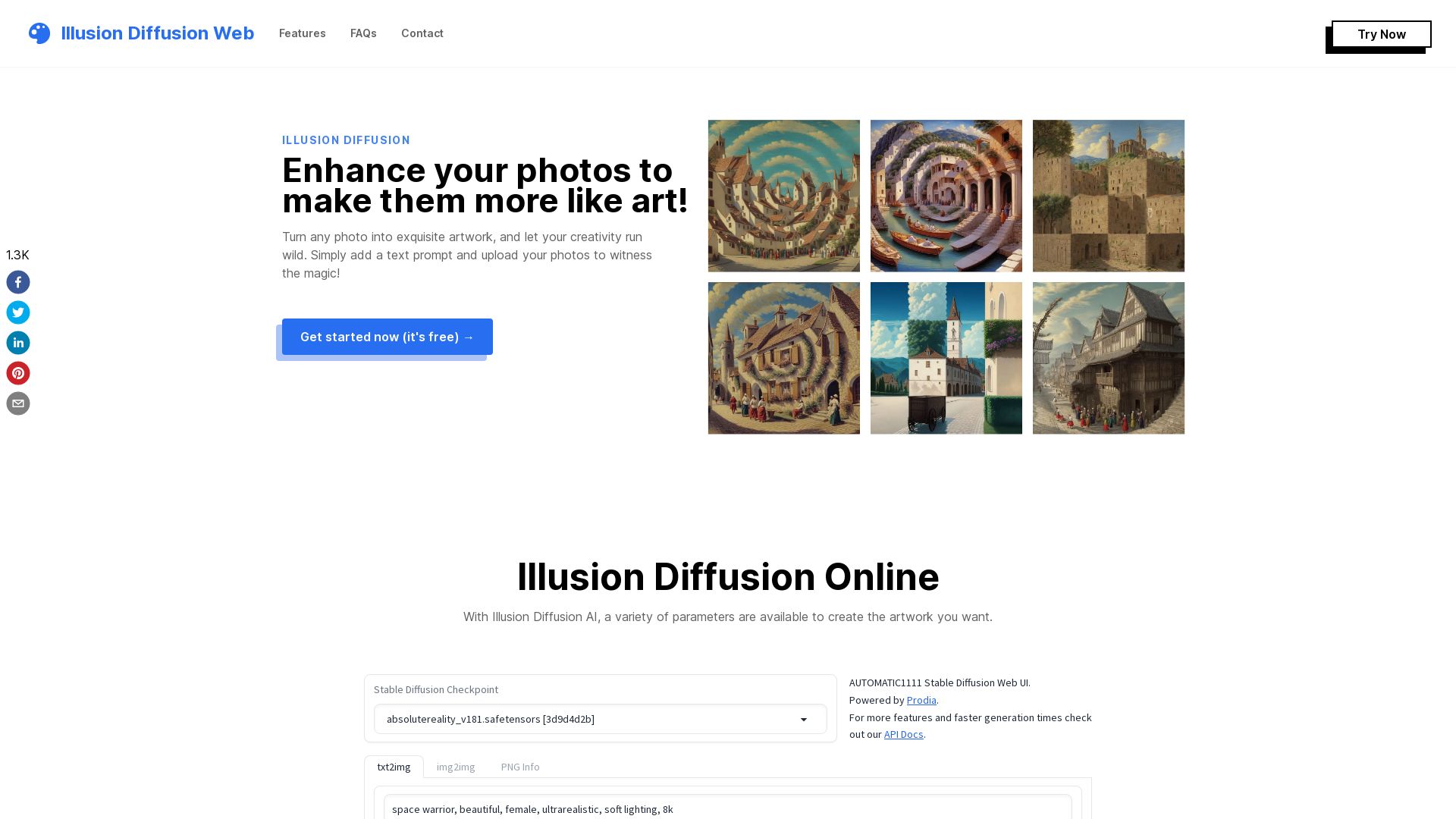 Illusion Diffusion: Free to Use AI - Illusion Diffusion Web