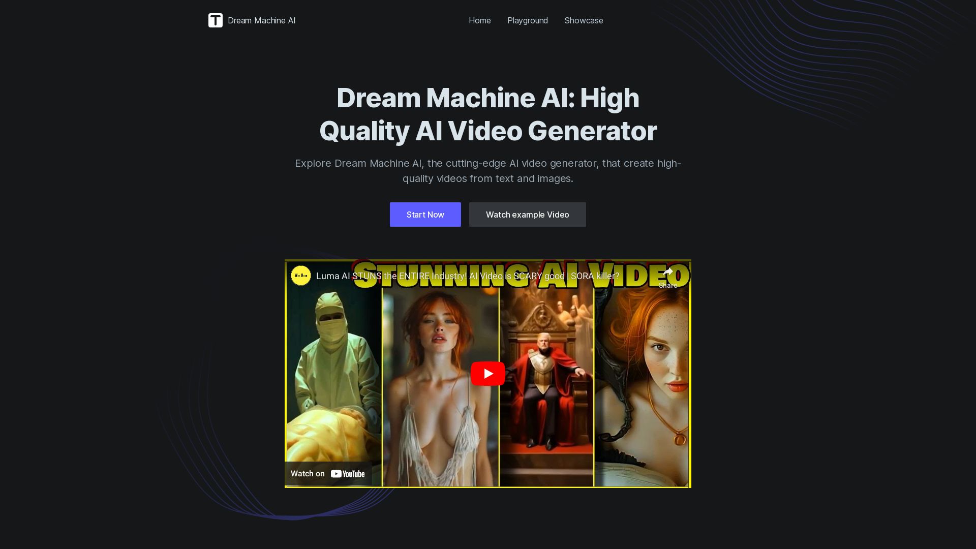 Dream Machine AI - 고품질 비디오를 무료로 생성하세요.