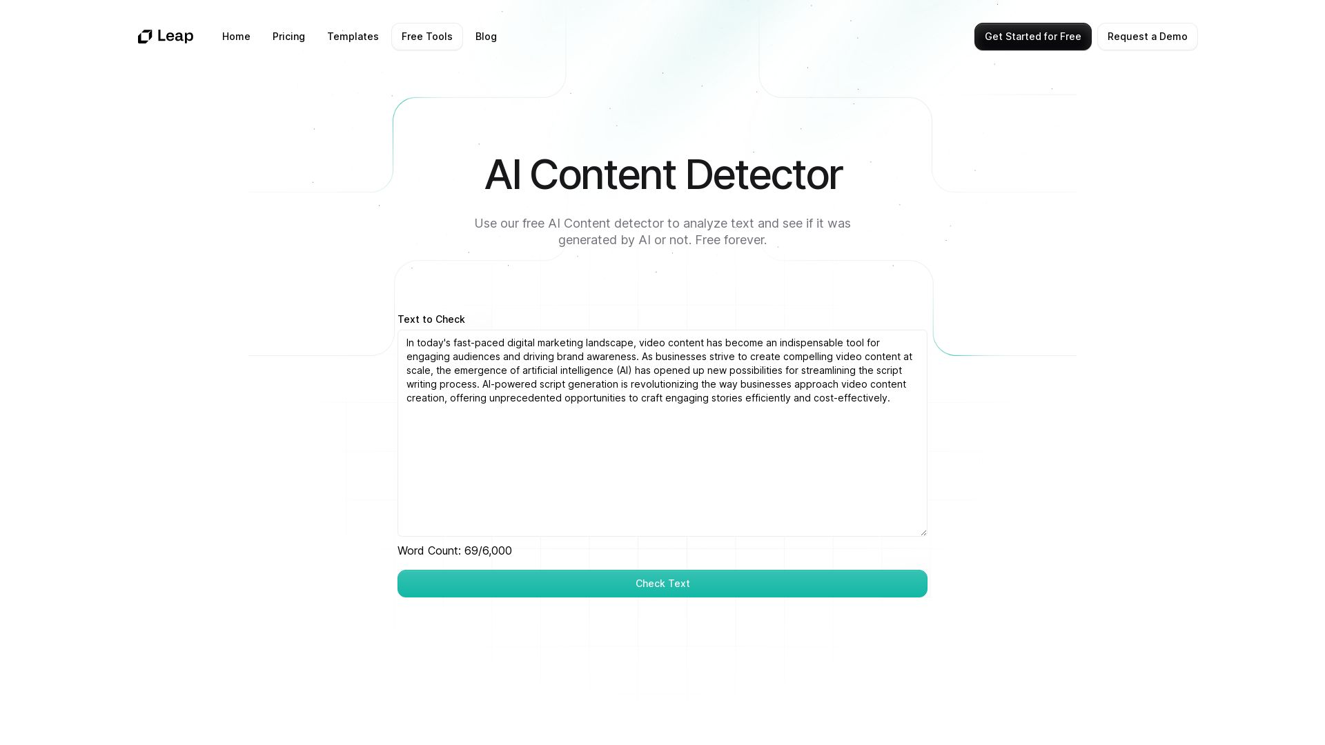 AI Content Detector | GPT-4o, Anthropic, &amp; ChatGPT