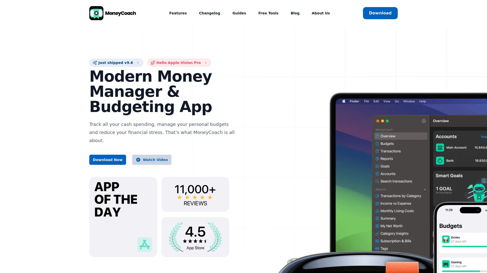 MoneyCoach - Modern Money Manager And Budgeting App