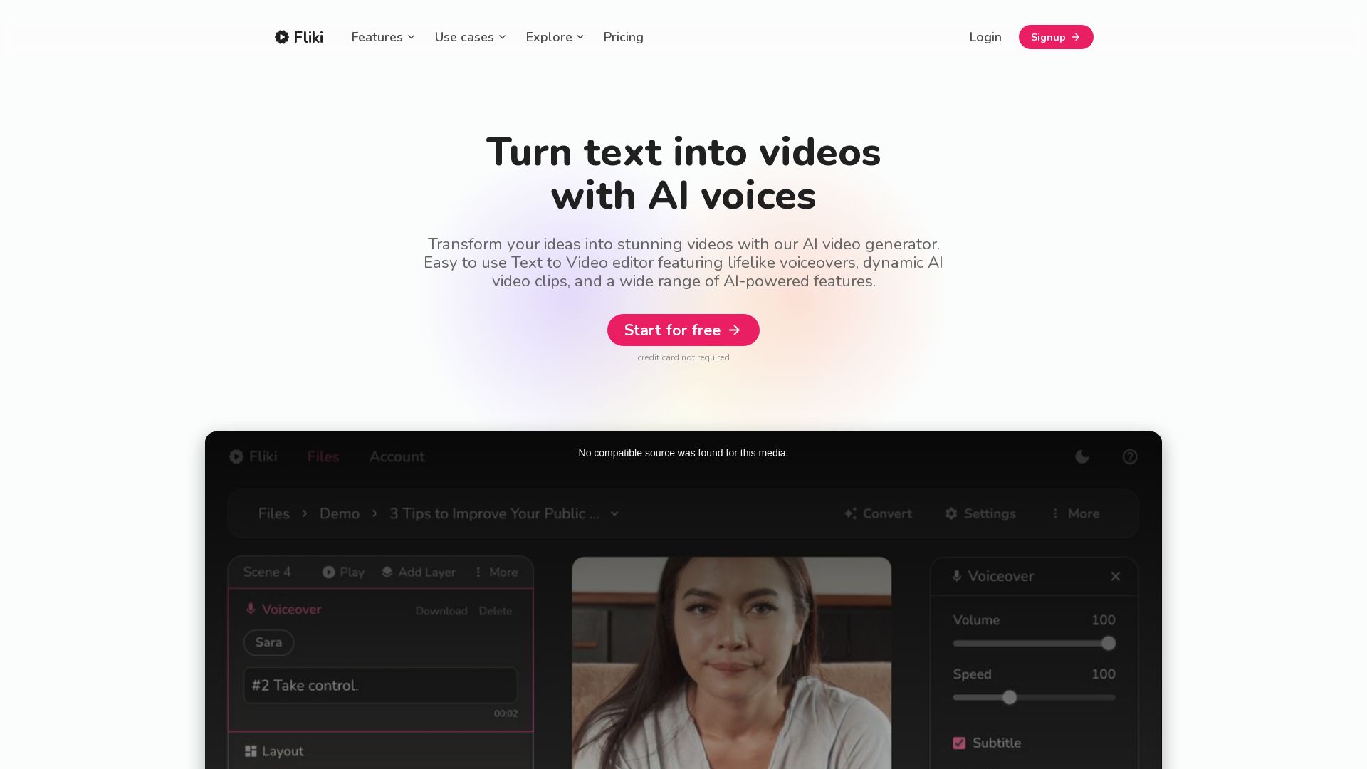 Fliki: AI Video Generator - Turn Ideas into Videos