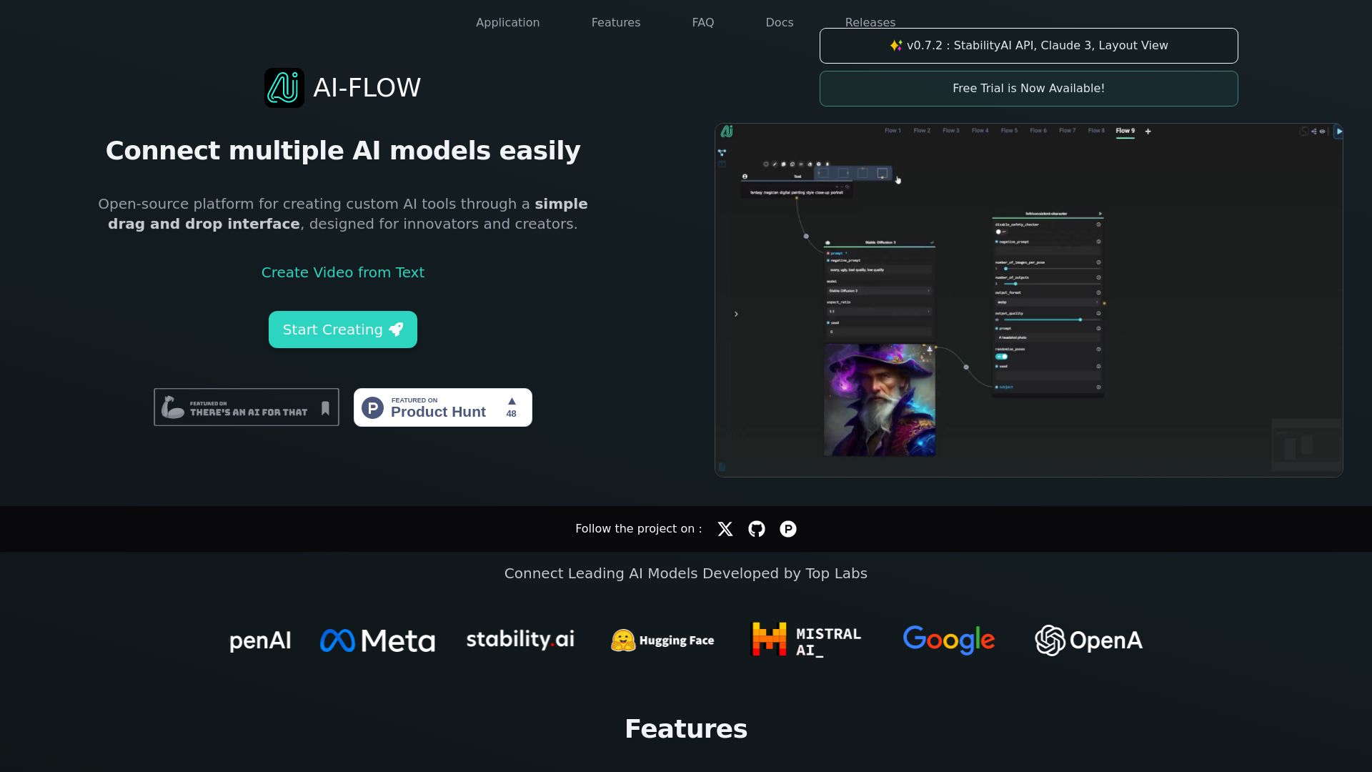 AI-Flow - Verbind eenvoudig meerdere AI-modellen.