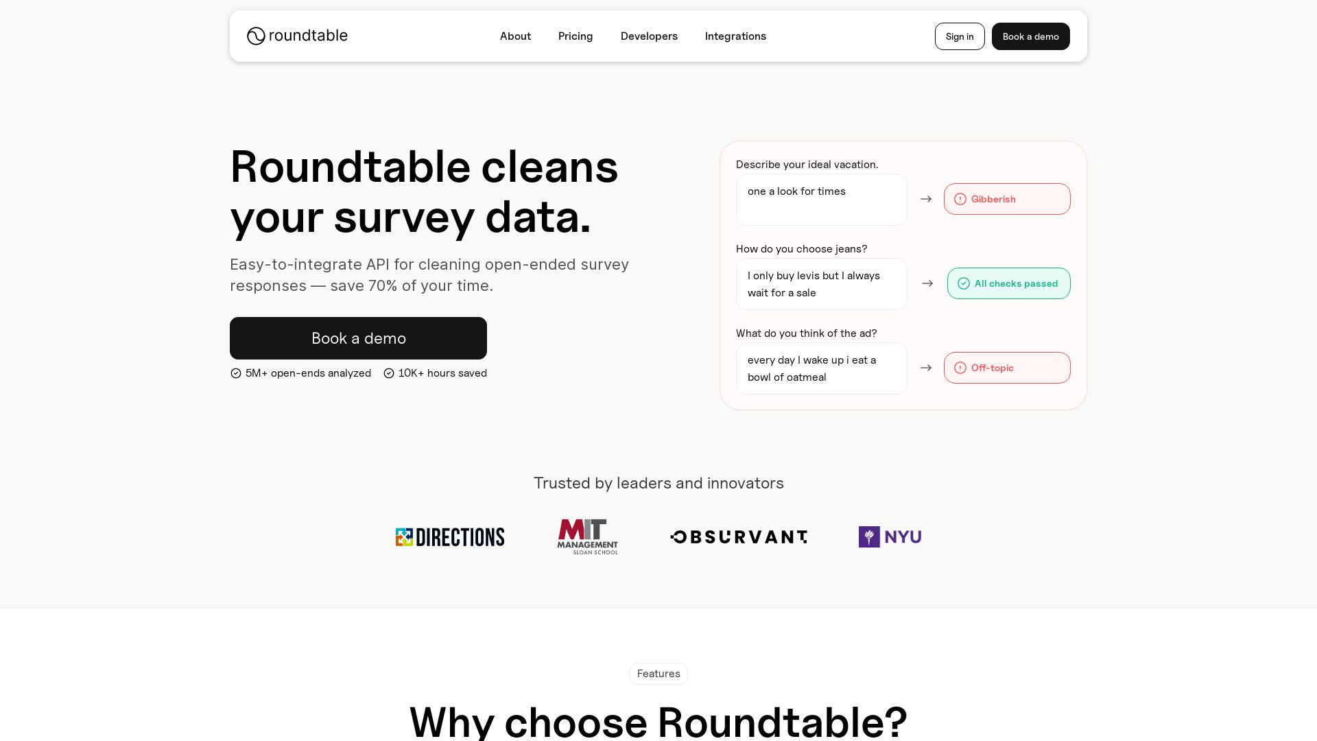 Roundtable: Survey Data Cleaning and Fraud Prevention