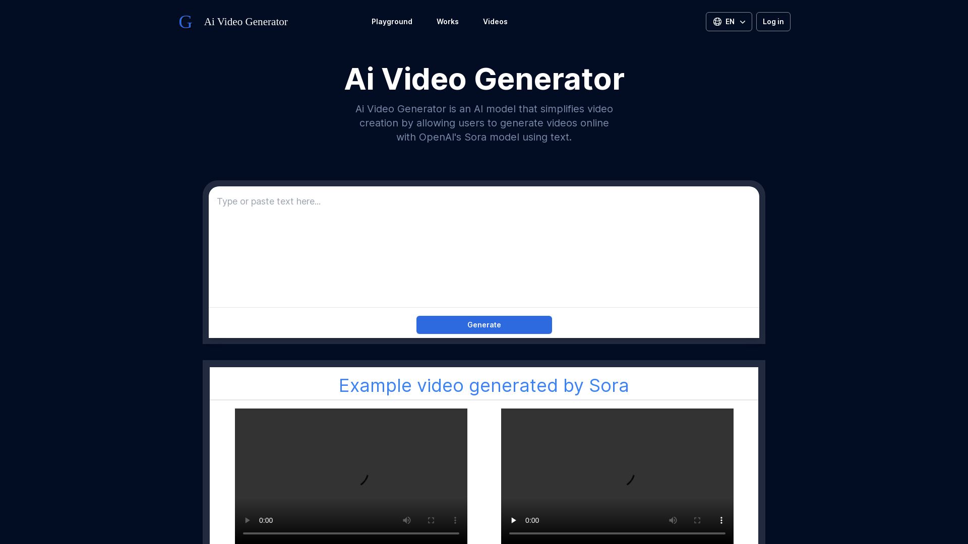 Ai Video Generator | sora ai video generator | free ai video generator