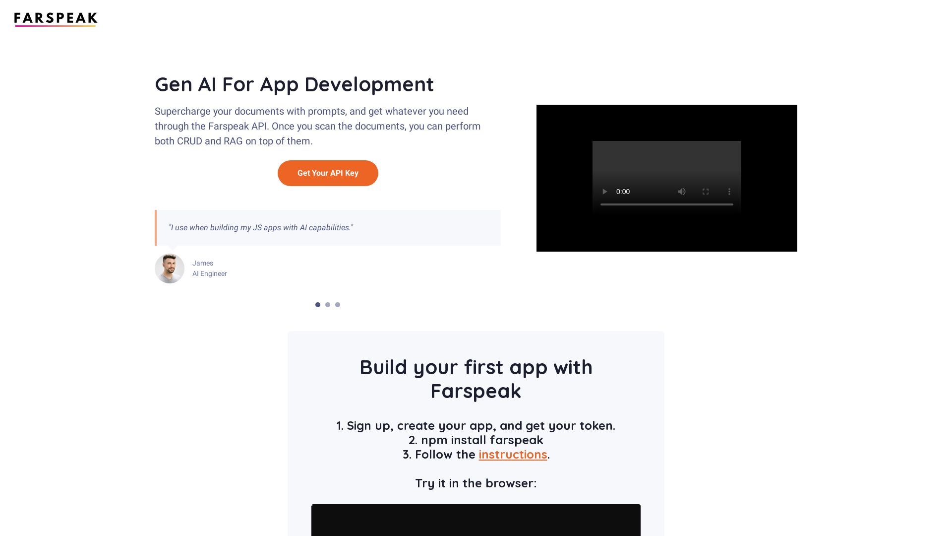 Farspeak - Gen AI For App Development